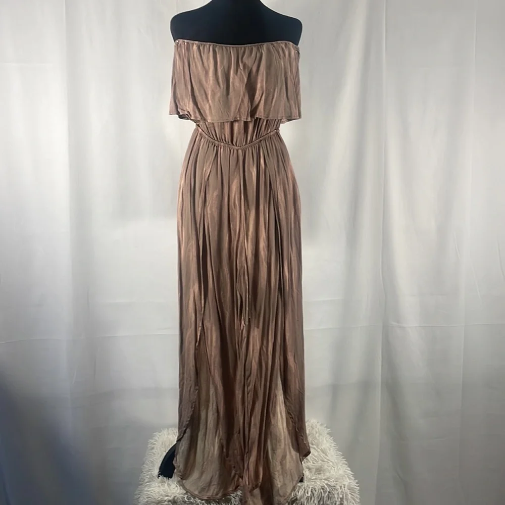 Mocha,Rose,Sleeveless,tube top onesie pant suit,jumpsuit,romper,small - Picture 13 of 13